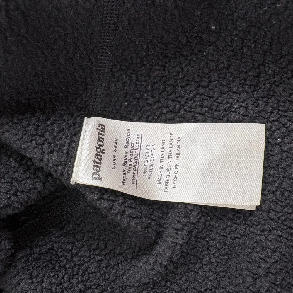 Patagonia Better Sweater Full Zip Fleece Jacket Black Heather Womens Large - Picture 6 of 8